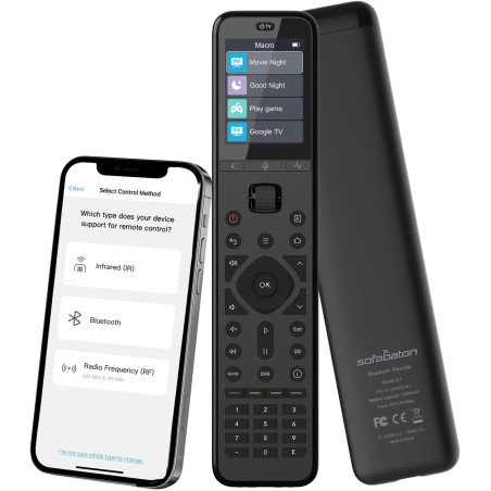 Pilot uniwersalny Podczerwień Bluetooth aplikacja SofaBaton U3